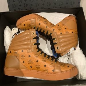 BRAND NEW IN BOX MCM men’s sneakers high top
